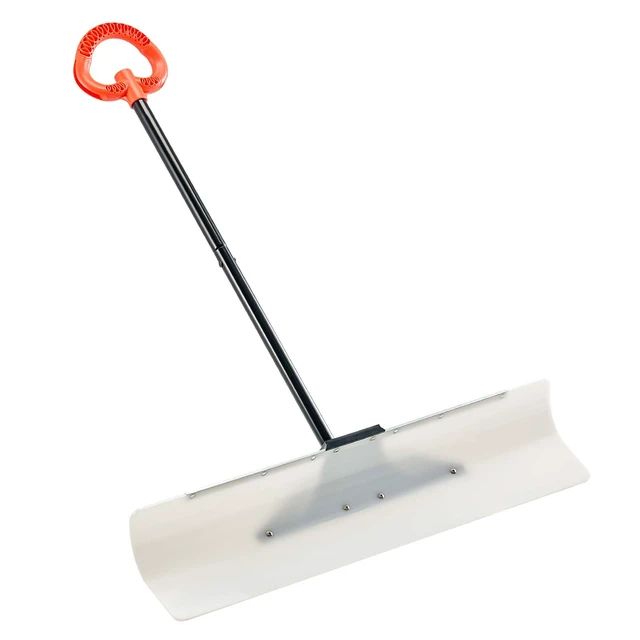 Alt view image 9 of 9 - Plastic Snow Pusher Shovel 36in Heavy Duty Snow Plow for Driveway Ergonomic Grip