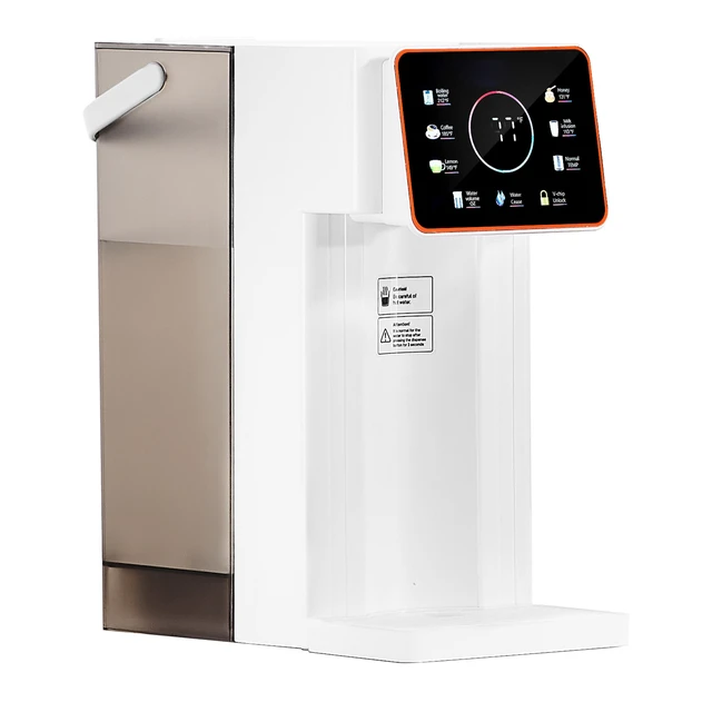 Alt view image 10 of 10 - VEVOR Countertop Instant Hot Water Dispenser with 6 Temps 7 Volumes 101oz Tank