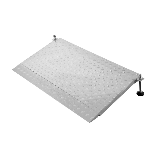 Alt view image 8 of 8 - VEVOR Threshold Ramp for Doorways, 42.5 x 23.2 in, Platform Aluminum Wheelchair Ramp with Adjustable Height, Non-Slip Door Threshold Ramps, 1000 lbs Capacity, for Home Steps, Wheelchairs, Walkers