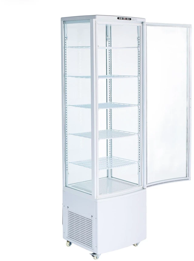 Main image of VEVOR Refrigerated Display Case, 9.8 Cu.Ft./278L Large Pastry Display Case, 5-Tier Commercial Cake Refrigerator with LED Lighting, TURBO Cooling, Frost-Free Air-Cooling, for Bakery, Dessert Shop