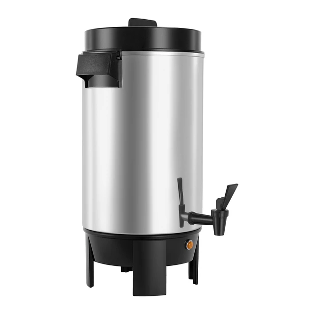 Alt view image 9 of 9 - VEVOR Commercial Coffee Urn, 40 Cup 6 L Hot Beverage Dispenser with Dripless Faucet, Quick-Brewing Commercial Coffee Maker, Automatic Temperature Control, for Catering, Party, Church & Restaurant