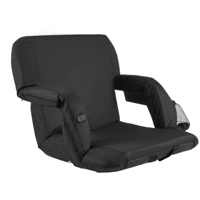 Alt view image 9 of 9 - VEVOR Stadium Seat, 25 inch Heated Stadium Chair, Bleacher Seat Heated with 4 Pockets for Bleachers, 3 Level Heating & 6 Modes Vibration Portable Heating Stadiums Chair for Camping, Sports Events