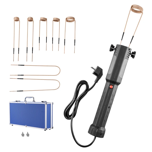 Alt view image 9 of 9 - VEVOR Induction Heater Bolt Removal, 1100W 110V Magnetic Induction Heater Kit, Handheld Nut Buster Tool, Mini Heating Machine for Rusty Screw Removing, Car Garage Repairing Tools with 8 Coil and Box