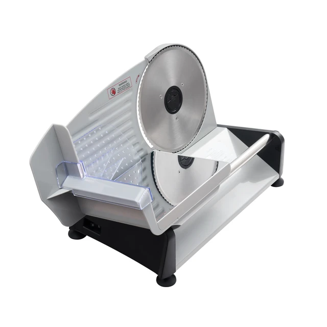 Alt view image 2 of 2 - Meat Slicer, 7.5 inch 200W Electric Deli Slicer Machine with SUS420 Blade, 0-0.6 inch Adjustable Thickness, ETL Certified Home Food-Slicer for Meat, Ham, Baguett, Steak