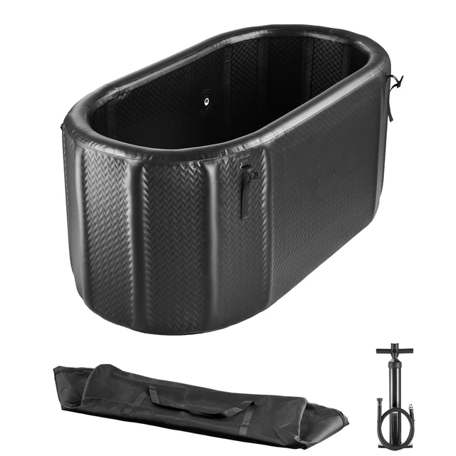 Alt view image 2 of 2 - VEVOR Cold Plunge Tub, 216 Gallon, Inflatable Ice Bath Tub Compatible with Water Chillers, Portable Cold Water Bathtub with Insulated Lid, for Athletes Recovery, 59.1" x 31.5" x 29.9" (No Chiller)