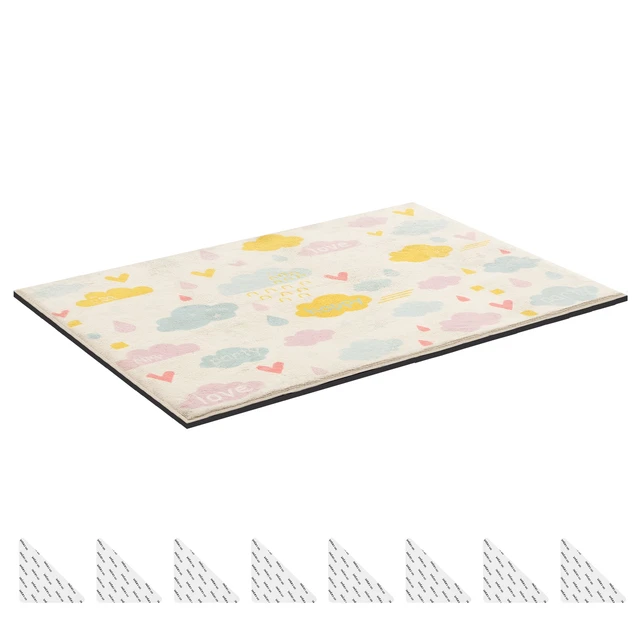 Alt view image 8 of 8 - VEVOR Rug Pad 8 x 5 ft, Non-slip Carpet Area Pad, Rug Mat Padding with Dual Surface Felt Cushion & Rubber Gripper, Hardwood Floor Protection for All Floors, Finishes, Keeps Carpets in Place