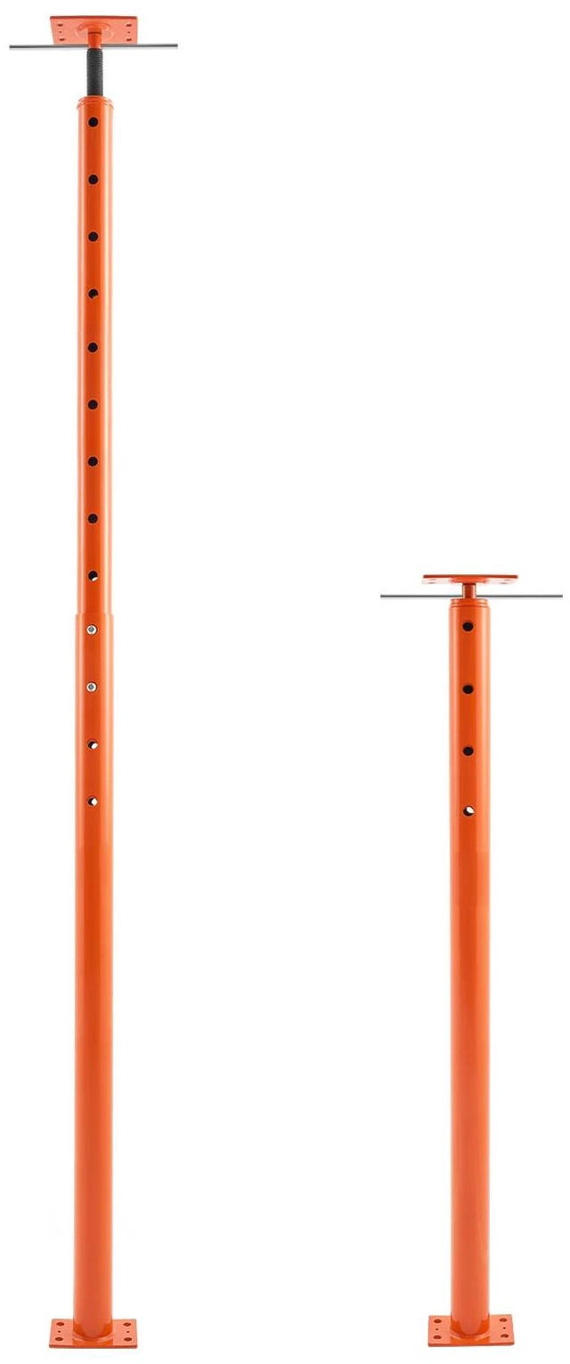 Alt view image 2 of 2 - Vevor House Floor Jacks, 2 Pack 53-93 Inch Height Range, 18000 lbs Max Load Capacity, Adjustable Support Beam Basement Jack Post Pole for Leveling, Lift Steel Telescoping Post for Temporary Support