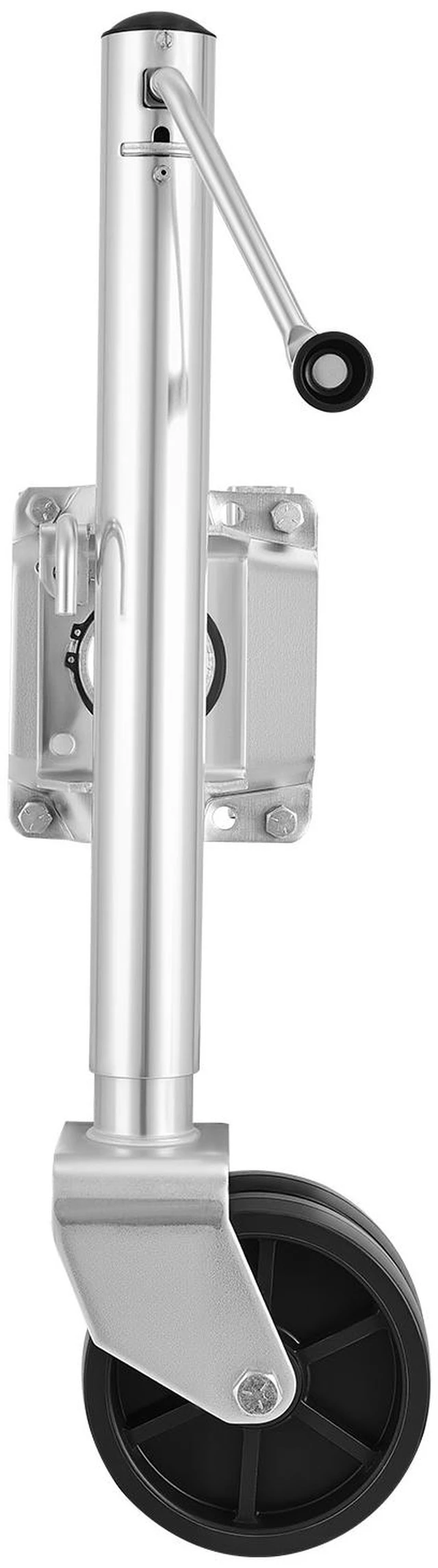 Alt view image 2 of 2 - Vevor Trailer Jack with Wheel, 2000 lbs Load Capacity, Heavy Duty Swivel Boat Trailer Jack with PP Dual Wheel & Ergonomic Handle, 15-27 Inch Lift Range, Fit for RVs, Boats and Utility Trailers