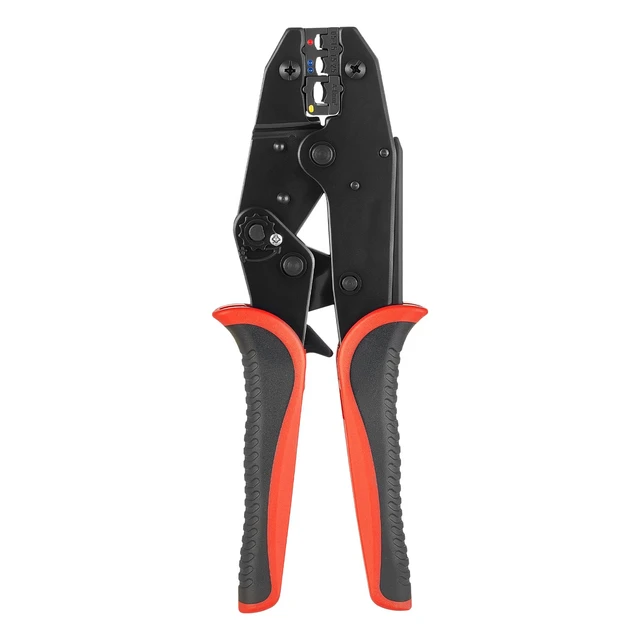 Alt view image 8 of 8 - VEVOR Crimping Tool, 22-10 AWG Ratcheting Wire Crimper Tool, Labor-Saving Electrical Terminal Crimp Pliers with Clear Metric & AWG Markings, Quick Release, Adjustable Force for Multiple Terminals