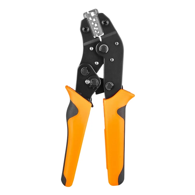 Alt view image 8 of 8 - VEVOR Crimping Tool, 24-12 AWG Ratcheting Wire Crimper Tool, Labor-Saving Electrical Terminal Crimp Pliers with Clear Metric & AWG Markings, Quick Release, Adjustable Pressure for Multiple Terminals