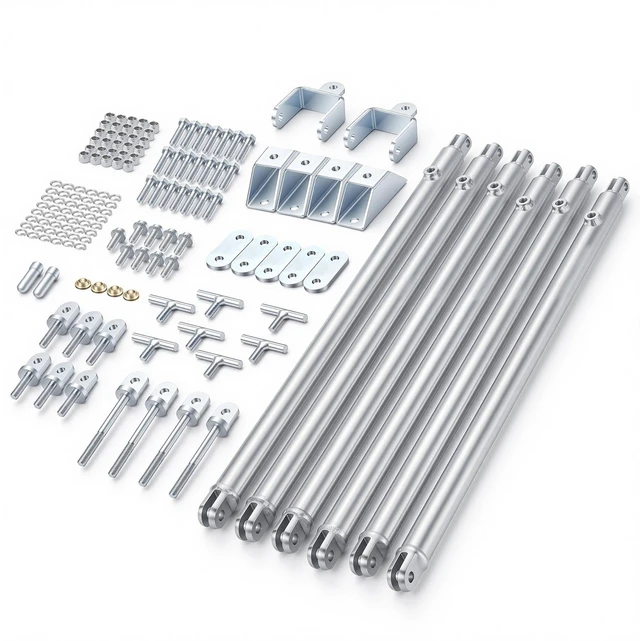Alt view image 8 of 8 - VEVOR JT's Strong Arm Jack Stabilizer Kit 191023, Fits for 5th Wheel RV and Travel Trailer Kit, Fifth-Wheel Jack Stabilizer for Telescopic System, Reduces Chassis Movement, Easy Bolt-On Installation