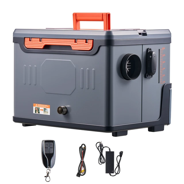 Alt view image 9 of 9 - VEVOR Diesel Heater, 8KW, DC 12V/24V, All in One Portable Diesel Air Heater with Bluetooth APP Control, Remote Control and LCD Screen, 1.3 Gal Fuel Tank for Trucks, Vans, RVs, Campers, and Garages