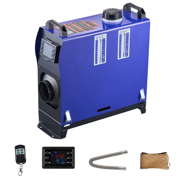 Alt view image 9 of 9 - VEVOR Diesel Heater Portable Diesel Air Heater 8KW DC 12V/24V All in One 1.3 Gal