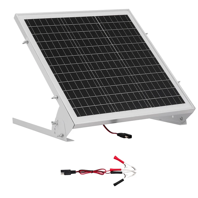 Alt view image 2 of 2 - VEVOR Solar Battery Trickle Charger Kit 20W 12V with Built-in MPPT Controller