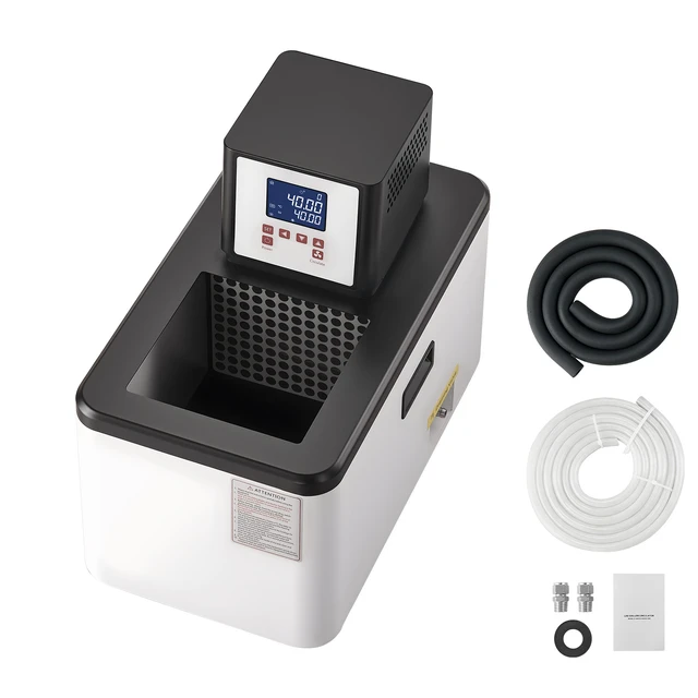 Alt view image 8 of 8 - VEVOR Laboratory High-Temperature Circulating Oil Bath, Up to 300/572, 15 L Lab Constant Temperature Heating Tank, 0.1 High Precision, Internal and External Dual Circulation, for Laboratory