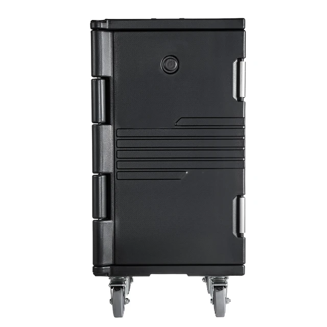 Alt view image 8 of 8 - VEVOR Insulated Food Pan Carrier, 127 Qt Non-Electrical Food Warmer, with Swivel Wheel & 304 Stainless Steel Latch, LLDPE Stackable Hot Box, for Various Pan Sizes(NOT Included), Fit Catering BBQ Event