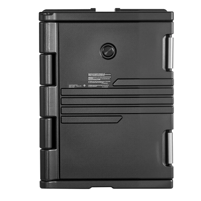 Alt view image 8 of 8 - VEVOR Insulated Food Pan Carrier, 95 Qt Non-Electrical Food Warmer, with Wheel & 304 Stainless Steel Latch, LLDPE Stackable Hot Box, for Various Pan Sizes(NOT Included), Fit Catering BBQ Event(Black)