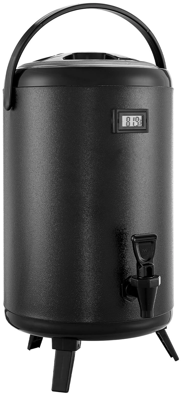 Alt view image 10 of 10 - VEVOR 3.2 Gal Insulated Beverage Dispenser for Hot & Cold Drinks Stainless Steel