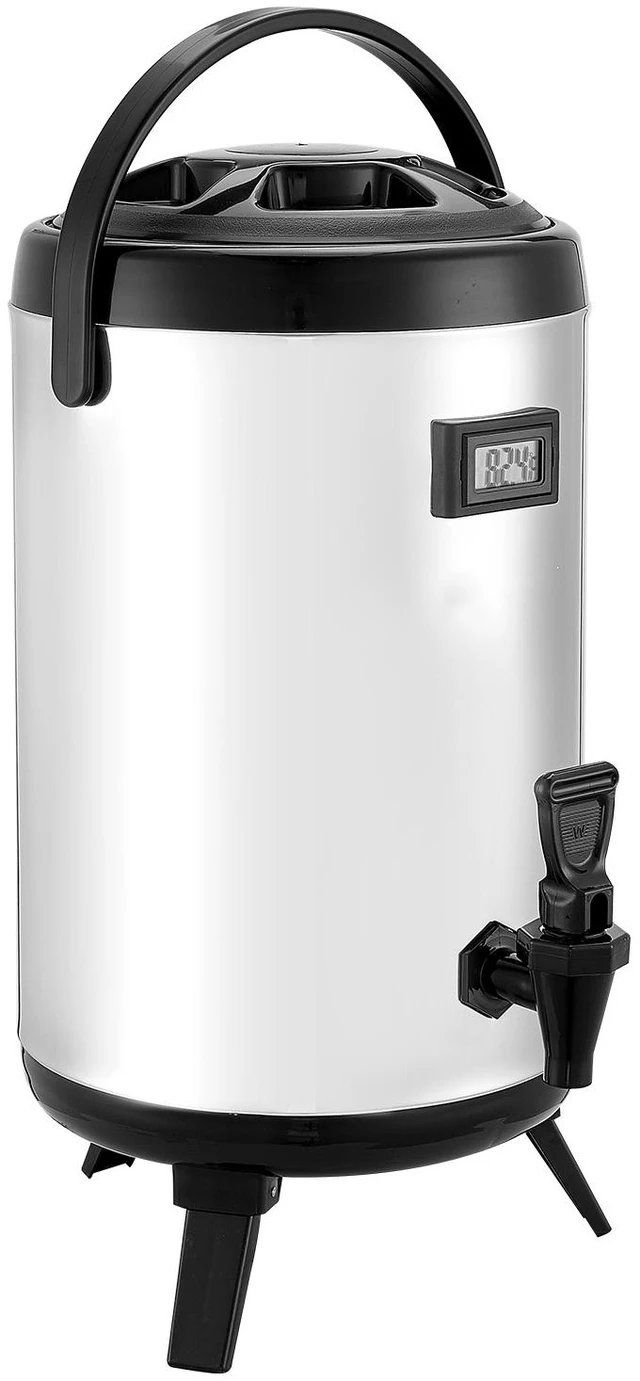 Alt view image 10 of 10 - VEVOR Insulated Beverage Dispenser for Hot & Cold Drinks 2 Gal Stainless Steel