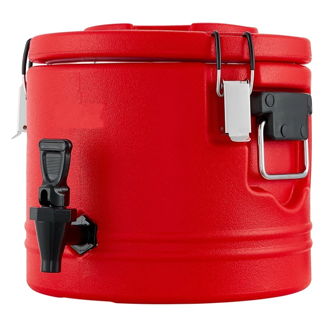 Alt view image 10 of 10 - VEVOR Insulated Beverage Dispenser for Hot and Cold Drinks 2.2 Gal/8L Cooler Jug