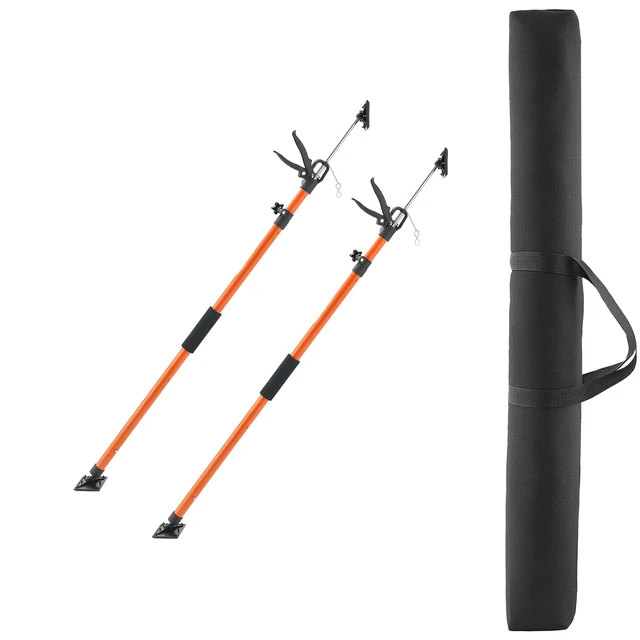 Alt view image 9 of 9 - VEVOR 2Pcs Cabinet Jack Support Pole 45.7-114.2 in Telescopic Quick Support Rod