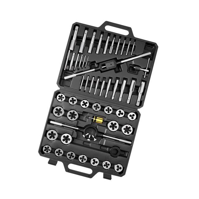 Alt view image 8 of 8 - VEVOR Tap and Die Set, 51-Piece Metric Sizes M6 to M24, with Coarse and Fine Thread Taps and Dies, Wrench, Carrying Case and Complete Accessories, Bearing Steel, for Threading and Rethreading Threads