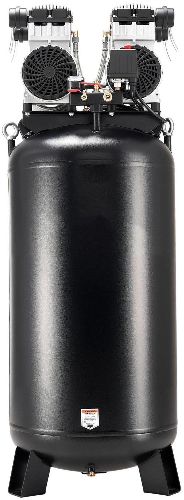 Main image of VEVOR 60 Gallons Heavy-Duty Air Compressor, 4HP 10SCFM at 90PSI Air Compressors with Max 125PSI Pressure, Oil-Free Compressor Tank for Industrial Manufacturing, Large Workshops (230V 60Hz, No-Plug)