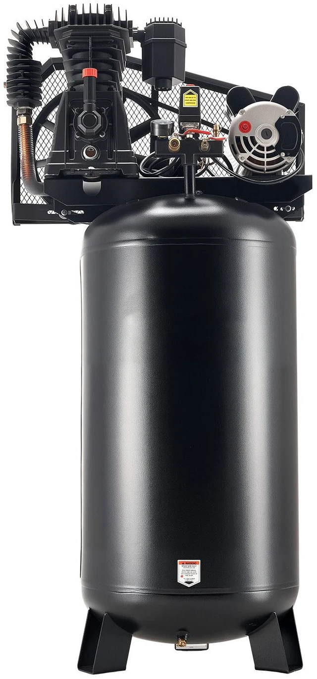Main image of VEVOR 60 Gallons Heavy-Duty Air Compressor, 5HP 12 SCFM at 90PSI Air Compressors Max 145PSI Pressure, Oil-Lubricated Compressor Tank for Industrial Manufacturing, Large Workshops (230V 60Hz, No-Plug)