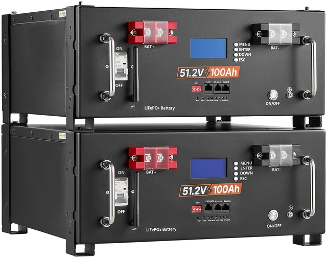 Main image of VEVOR Home Power Station Backup Power, 5120Wh, LiFePO4 Lithium Battery, Support Communication, Bluetooth and WiFi, AC 10000W Inverter, Fast Charge, for Home Backup, Emergency, Solar System Components