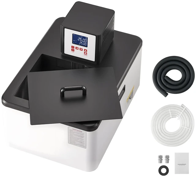 Alt view image 8 of 8 - VEVOR Laboratory High-Temperature Circulating Oil Bath, Up to 300/572, 30 L Lab Constant Temperature Heating Tank, 0.1 High Precision, Internal and External Dual Circulation, for Laboratory