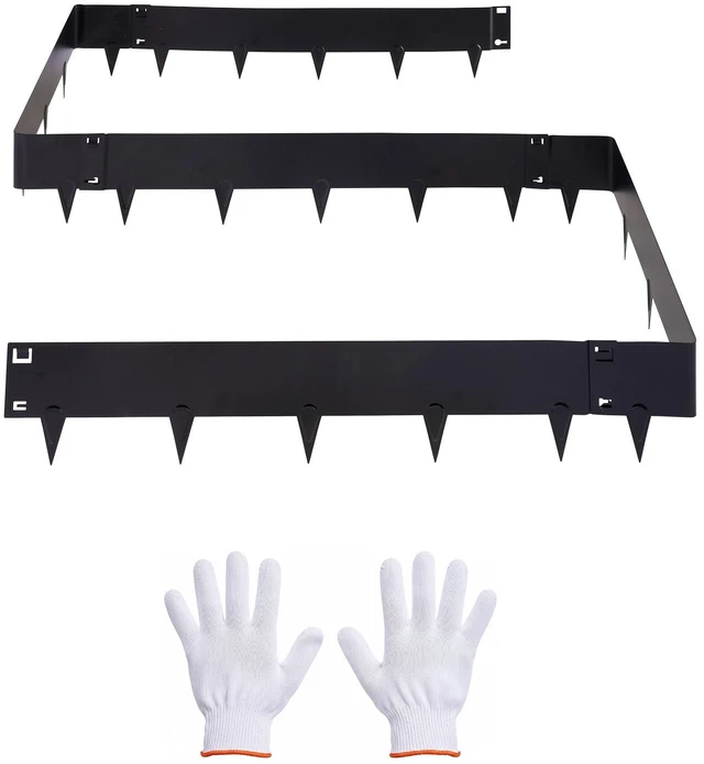Main image of VEVOR Galvanized Steel Landscape Edging, 6-Pack 40 x 8.15 Inch Metal Edging for Landscaping with Gloves, Easy-to-Install, Heavy Duty Metal Garden Edge Border for Flower Bed, Yard Pathway