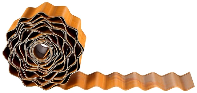 Alt view image 8 of 8 - VEVOR Carbon Steel Landscape Edging, 40 ft x 6 in Steel Edging for Landscaping with Gloves, Easy-to-Install Bendable Metal Strips, Metal Garden Edge Border for Flower Bed, Yard Pathway, Rust