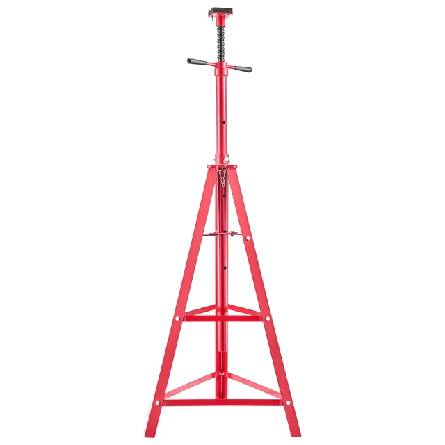 Alt view image 8 of 8 - VEVOR Under Hoist Tripod Stand, 2 Ton (4409 lbs) Capacity High Lift Jack Stand Reach Underhoist Support, Lifting from 47.24" to 84.65", 4-Level Adjustable Height, Heavy Duty Carbon Steel for Car Lift