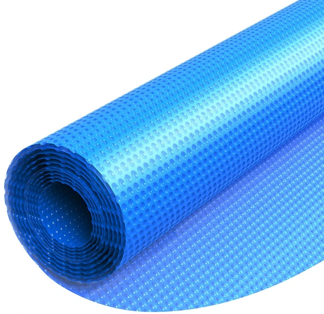 Alt view image 9 of 9 - Solar Pool Cover, 15 ft Round Pool Bubble Cover, 12 Mil Pools Solar Blanket with Bubble & PE Material, Daytime Heat Absorption, Nighttime Heat Retention, Heat Retaining Solars Covers, Blue