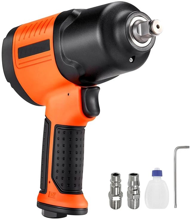 Alt view image 9 of 9 - VEVOR Air Impact Wrench 1/2" Drive Pneumatic Impact Gun Up to 1100ft-lbs 4-Speed
