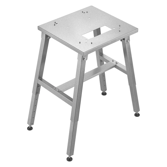Alt view image 8 of 8 - VEVOR Electric Meat Bandsaw Stand, Floor Stand with Adjustable Height, Stable H-Shaped Frame, Anti-Slip Foot Pads, for Our Bone Saw Machine, Compatible with Models BS-130 & BS-250