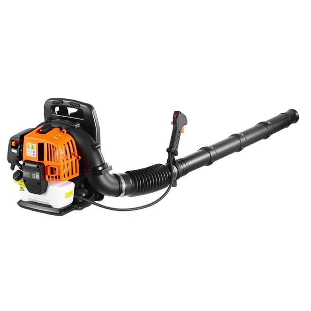 Alt view image 8 of 8 - VEVOR Backpack Leaf Blower, 43CC 2-Stroke Engine Gas Powered Leaf Blower with 1.38L Fuel Tank, 447 CFM Air Volume, 150 MPH Air Speed, Ideal for Lawn Care, Leaves Cleaning, Yard Debris & Snow Removal