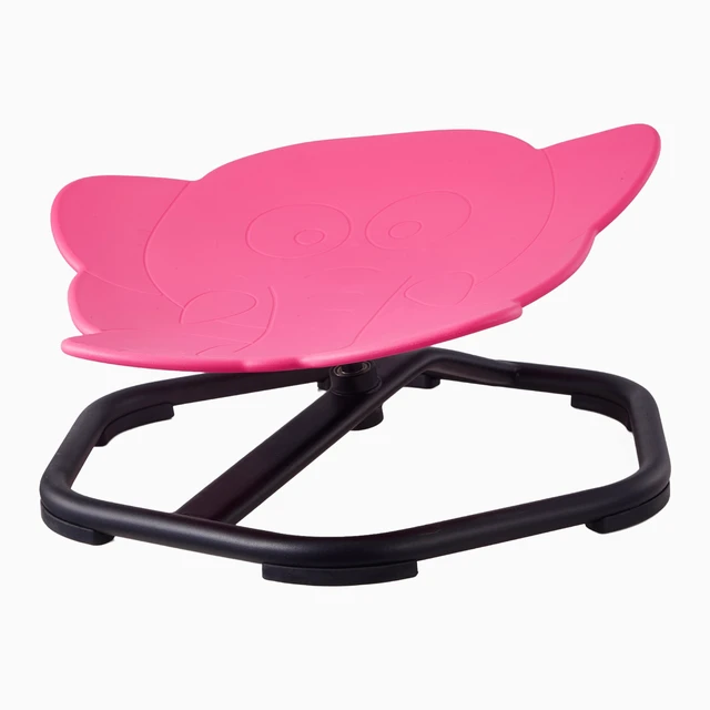 Alt view image 8 of 8 - VEVOR Kids Swivel Chair, 220 lbs Capacity, Elephant Shape Sensory Spinning Chair, Autistic Kids Sensory Toy Seat with Non-Slip Metal Base, Toddler Sit & Spin Seat for Coordination Balance Focus, Red