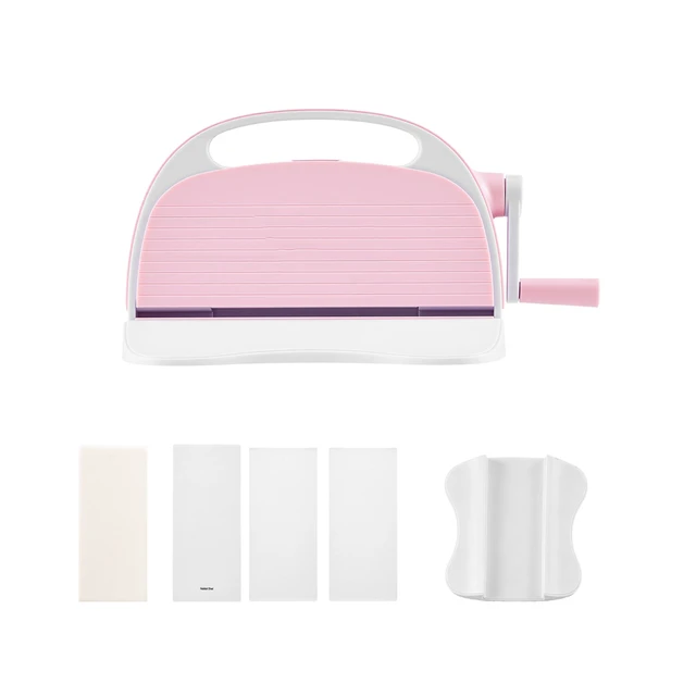 Alt view image 8 of 8 - VEVOR Manual Die Cutting and Embossing Machine, 3" Opening, Portable Die Cut Machine with Cutting Plates, Ergonomic Handle, Easy to Store, for Arts and Crafts, Scrapbooking, Card Making, Crafting