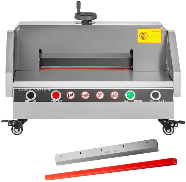 Main image of VEVOR Electric Paper Cutter, 13" /330.2mm Cutting Width, 1.57"/40mm Cutting Thickness, Desktop Paper Cutting Machine with Button Control, Electric Paper Trimmer for Office, School, Printing Plant