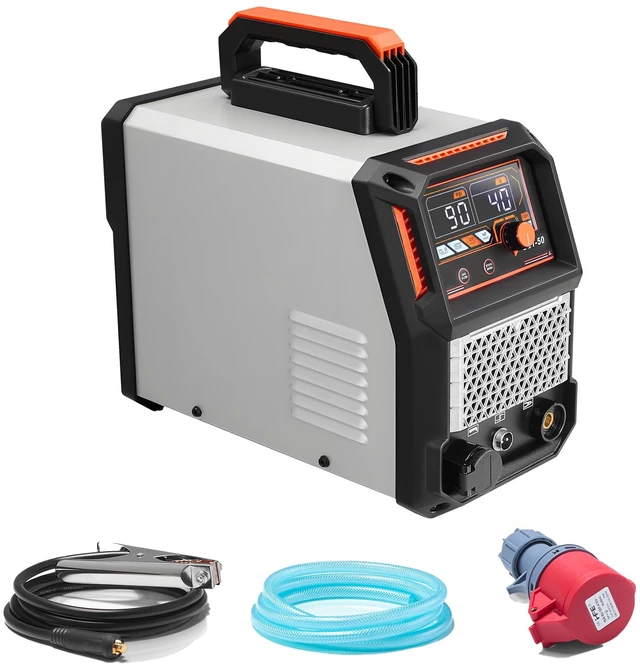 Alt view image 9 of 9 - VEVOR Plasma Cutter 50A Plasma Cutting Machine 110V/220V Digital Display IGBT