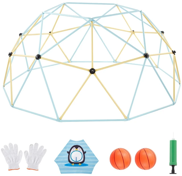 Alt view image 2 of 2 - VEVOR Climbing Dome 10FT Geometric Dome Climber 1000LBS Loading Kids Jungle Gym