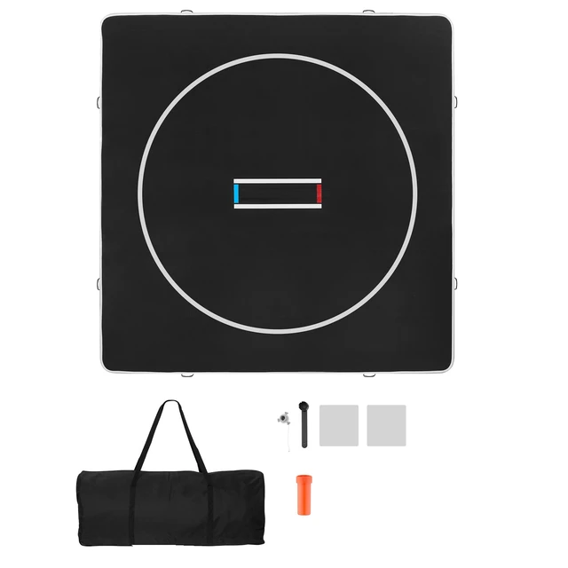 Alt view image 9 of 9 - Inflatable Wrestling Mat Martial Arts Mat 13x13 ft Gymnastics MMA Jiu Jitsu Mat