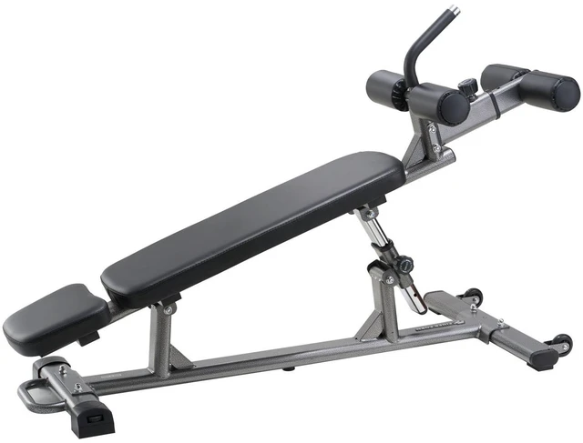 Alt view image 2 of 2 - VEVOR Sit Up Bench Curved Ab Bench 4 Adjustable Height Reverse Crunch Handle