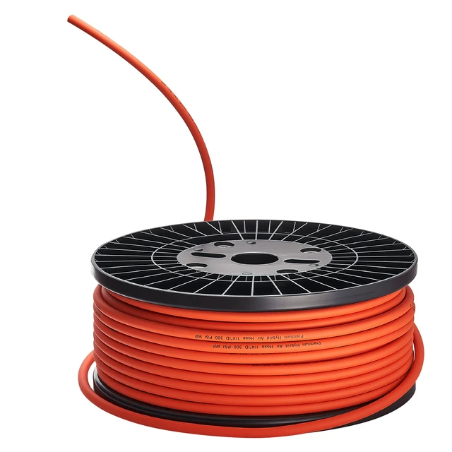 Alt view image 9 of 9 - VEVOR Air Hose, 1/4" x 250ft Hybrid Air Hose, Lightweight, Kink Resistant, Pneumatic Hoses with Three-Layer Hybrid Material for Auto, Home & Building, 300 PSI, All-Weather Flexibility, Orange
