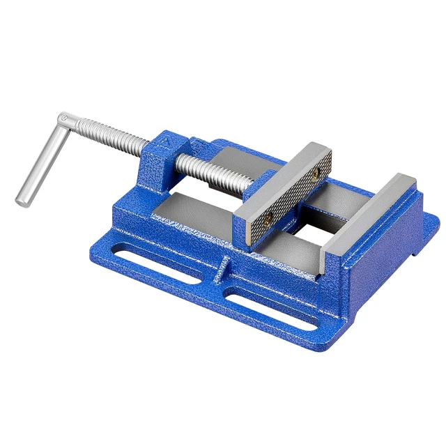 Alt view image 2 of 2 - VEVOR Drill Press Vise, 6 Inch Jaw Width, Portable Bench Vise, Slotted Base for Easy Installation, Durable Cast Iron Construction, Workbench Vice, for Woodworking, Metalworking, Drilling, and Cutting