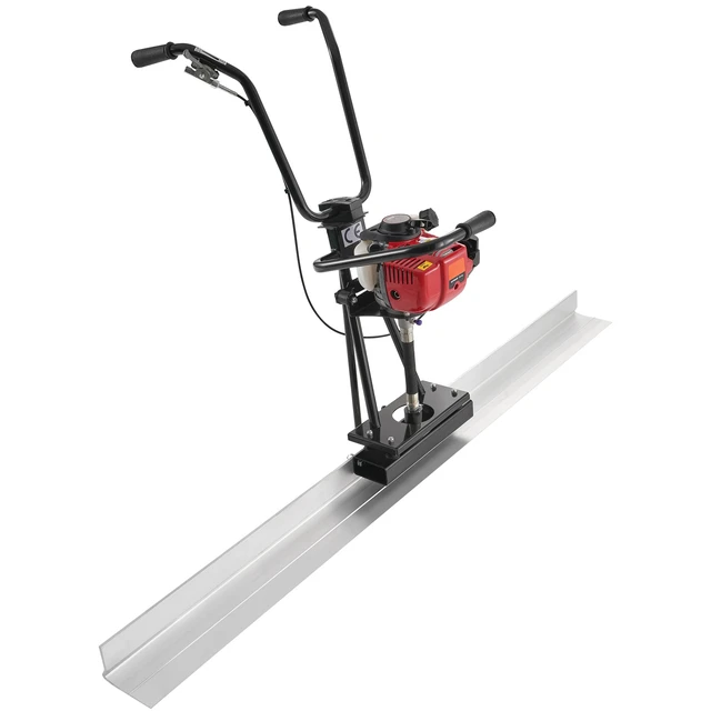 Alt view image 9 of 9 - VEVOR Gas Concrete Power Screed, 6ft Aluminum Board Straight Edge Bar Set, 4 Stroke Cement Finishing Vibrating Motor with Height Adjustable Handles, High Efficient Concrete Tools 6500RPM