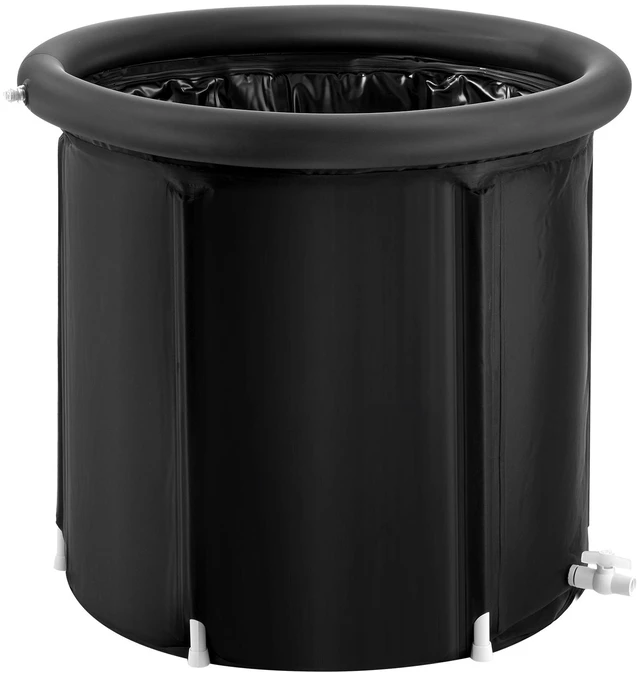 Alt view image 16 of 16 - Ice Bath Tub, Cold Water Therapy Plunge Tub for Athletes, Portable Outdoor Ice Barrel Plunge Pool for Recovery, 105 Gal Inflatable Folding Bathtub with Cover, Home Ice Pod for Adult, 34"Lx30"H