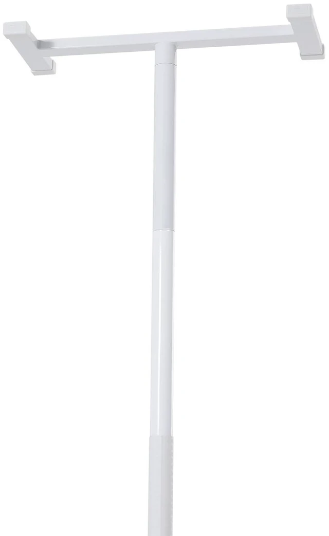 Alt view image 15 of 15 - Floor-to-Ceiling Transfer Pole, Tension Mounted Bathroom Grab Bar with Anti-Slip Curve Handle, 300 Lbs Capacity Security Pole for Elderly, Ideal Senior Safety Pole for 7-10 Ft Ceilings, White
