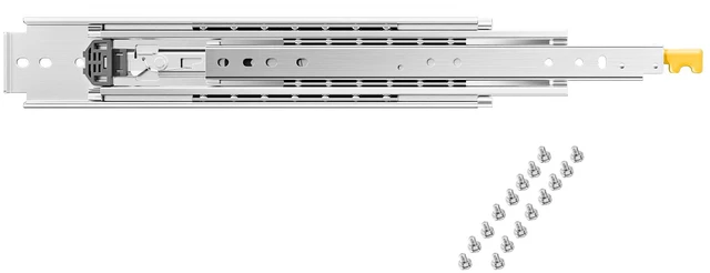 Alt view image 8 of 8 - VEVOR 1 Pair 16-60 in Soft-Close Drawer Slides Ball Bearing Full Extension